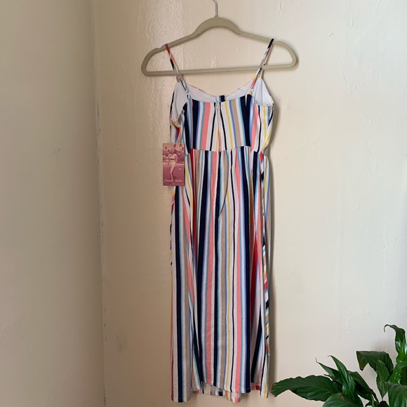 Emerlad Saundae stripe midi dress - Picture 8 of 9